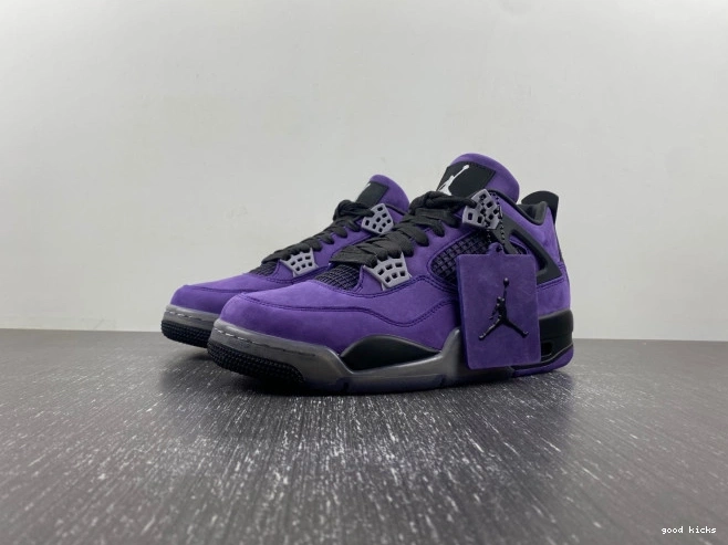 Suede Jordan Travis Air x Purple Scott 4 0714